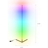imageLEDVANCE 46ft SMART LED Corner Floor Lamp Voice Control for Alexa  Google Dynamic RGBTW Full Color Technology 2700  6500K No Hub Required 75820