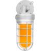 imageLEDVANCE Jelly Jar LED Luminaire 1020W Selectable 120347V 80 CRI 3 CCT Select 300040005000K Adjustable Mounting Dimmable GrayClear Lens  1 Pack 62448Yellow Lens Accessory Lens