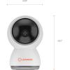 imageLEDVANCE WiFi Smart Indoor Camera HD Video MotionSound Detection Night Vision Compatible with Alexa and Google White  1 Pack 75833Cam v2