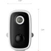imageLEDVANCE WiFi Smart Outdoor Camera with Battery TwoWay Audio HD Video and Sensor Compatible with Alexa and Google Weatherproof White  1 Pack 75829Cam v2