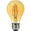 imageSYLVANIA A19 LED Vintage Light Bulb 40W Equivalent Efficient 45W 13 Year 380 Lumens Dimmable Amber Glow  1 Pack 753471 Count Pack of 2