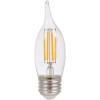 imageSYLVANIA B10 HighDefinition LED Light Bulb 4W Equivalent 13 Year Bent Tip Medium Base 320 Lumens 2700K Soft White Clear  2 Pack 40184
