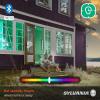 imageSYLVANIA Bluetooth Mesh LED Smart Light Bulb One Touch Set Up A19 60W Equivalent E26 RGBW Full Color ampamp Adjustable White Works with Alexa Only  2 Count Pack of 1 75760Full Color