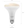 imageSYLVANIA Bluetooth Mesh LED Smart Light Bulb One Touch Set Up A19 60W Equivalent E26 RGBW Full Color ampamp Adjustable White Works with Alexa Only  2 Count Pack of 1 75760Soft White