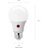 imageSYLVANIA Dusk to Dawn A21 LED Light Bulb with Auto OnOff Light Sensor 100W13W 1500 Lumens 5000K Daylight  6 Pack 41293Daylight