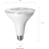 imageSYLVANIA Dusk to Dawn A21 LED Light Bulb with Auto OnOff Light Sensor 100W13W 1500 Lumens 5000K Daylight  6 Pack 41293Daylight