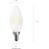 imageSYLVANIA ECO LED Light Bulb A19 60W Equivalent Efficient 9W 7 Year 750 Lumens 2700K NonDimmable Frosted Soft White  8 Count Pack of 1 40821Soft White 2700k