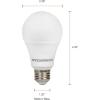 imageSYLVANIA ECO LED Light Bulb A19 60W Equivalent Efficient 9W 7 Year 750 Lumens 2700K NonDimmable Frosted Soft White  8 Count Pack of 1 40821Soft White