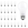 imageSYLVANIA ECO LED Light Bulb A19 60W Equivalent Efficient 9W 7 Year 750 Lumens 2700K NonDimmable Frosted Soft White  8 Count Pack of 1 40821Soft White