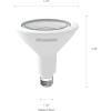 imageSYLVANIA ECO LED PAR38 Light Bulb 90W  14W 7 Year NonDimmable 1100 Lumens Clear 5000K Daylight  2 Pack 40882