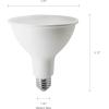 imageSYLVANIA Full Cycle 15W LED Grow Light Bulb BR30 25 Micromoless 80 CRI NonDimmable Frosted  1 Pack 400716 Count Pack of 1