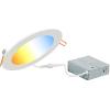 imageSYLVANIA LED 4quot Slim Microdisk Junction Box Recessed Downlight Kit 13W Dimmable 5 CCT Color Select 2700K  3000K  3500K  4000K  5000K 90 CRI  1 Pack 614045CCT in One 2700K3000K3500K4000K5000K