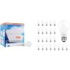 imageSYLVANIA LED A19 Light Bulb 60W Equivalent Efficient 85W 10 Year 2700K 800 Lumens Frosted Soft White  24 Pack 74765 Packaging may varyDaylight