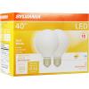 imageSYLVANIA LED A19 Light Bulb 60W Equivalent Efficient 85W 10 Year 2700K 800 Lumens Frosted Soft White  24 Pack 74765 Packaging may varySoft White