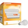 imageSYLVANIA LED A19 Light Bulb 60W Equivalent Efficient 85W 10 Year 2700K 800 Lumens Frosted Soft White  24 Pack 74765 Packaging may varySoft White