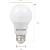 imageSYLVANIA LED A19 Light Bulb 60W Equivalent Efficient 85W 10 Year 2700K 800 Lumens Frosted Soft White  24 Pack 74765 Packaging may varySoft White