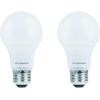 imageSYLVANIA LED A19 Light Bulb 60W Equivalent Efficient 85W 10 Year 2700K 800 Lumens Frosted Soft White  24 Pack 74765 Packaging may varySoft White