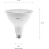 imageSYLVANIA LED Flood PAR38 Light Bulb 90W Equivalent Efficient 13W 10 Year 1175 Lumens Medium Base Dimmable 5000K Daylight  2 Pack 797363 Cct Selectable