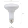 imageSYLVANIA LED Flood PAR38 Light Bulb 90W Equivalent Efficient 13W 10 Year 1175 Lumens Medium Base Dimmable 5000K Daylight  2 Pack 79736White