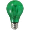 imageSYLVANIA LED Green Glass Filament A19 Light Bulb Efficient 45W 40W Equivalent Dimmable E26 Medium Base  1 Pack 40303Green