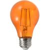 imageSYLVANIA LED Green Glass Filament A19 Light Bulb Efficient 45W 40W Equivalent Dimmable E26 Medium Base  1 Pack 40303Orange