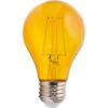 imageSYLVANIA LED Green Glass Filament A19 Light Bulb Efficient 45W 40W Equivalent Dimmable E26 Medium Base  1 Pack 40303Yellow
