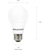 imageSYLVANIA LED Light Bulb 40W Equivalent A19 Efficient 6W Medium Base Frosted Finish 450 Lumens Daylight 2 Count Pack of 1