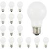 imageSYLVANIA LED TruWave Natural Series A19 Light Bulb 60W Equivalent Efficient 8W 800 Lumens Medium Base Dimmable Frosted 2700K Soft White  Pack of 6 40813Soft White