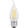 imageSYLVANIA LED TruWave Natural Series Candelabra Light Bulb 60W Soft White Medium Base Dimmable Clear Candle Tip  2 PackSoft White