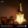 imageSYLVANIA LED Vintage Diamond Shaped Light Bulb 2175K Amber Glow 1 packStar Shaped Bulb