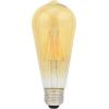 imageSYLVANIA LED Vintage Filament ST19 Light Bulb 40W Equivalent Efficient 45W 13 Year Dimmable 2175K Amber Glow  1 Pack 75351