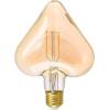 imageSYLVANIA LED Vintage Heart Shaped Light Bulb 2175K Amber Glow 1 pack