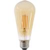 imageSYLVANIA LED Vintage ST19 60W Equivalent Efficient 7 W E26 Medium Base Dimmable 2175K Amber Glow Light Bulb 1 pack
