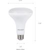 imageSYLVANIA LightSHIELD BR30 Germicidal LED Light Bulb 75W65W CEC Compliant Dimmable 650 lm 2700K Soft White  2 Pack 41249