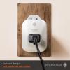 imageSYLVANIA SMART Bluetooth Mesh Outlet Simple Set Up Compatible with Alexa Apple HomeKit and Google Assistant 15 Amp Plug White No Hub Required ETLFCC Listed  1 Pack 78121