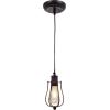 imageSYLVANIA Vintage Hudson Antique Pendant Light Fixture with 1 85W A19 LED Bulb Included 800 Lumens Antique Black Dimmable 60053Black