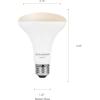 imageSYLVANIA Wifi LED Smart Light Bulb 60W Equivalent Full Color and Tunable White A19 Dimmable Compatible with Alexa and Google Home Only  4 Pack 75674Soft White