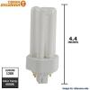 imageSylvania 20672 Compact Fluorescent 4 Pin Double Tube 3500K 18watt4100k