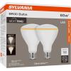imageSylvania 9W LED Night Light BR30 Dimmable Two Function 2000K  2700K Soft White Frosted Finish  42502 2 Pack