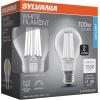 imageSylvania A15 Clear Globe LED White Filament Bulb 75W Dimmable 750 LMS Medium Base 2700K Soft White  2 Pack 42247Daylight 5000k
