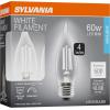 imageSylvania A15 Clear Globe LED White Filament Bulb 75W Dimmable 750 LMS Medium Base 2700K Soft White  2 Pack 42247Daylight 5000k