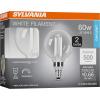 imageSylvania A15 Clear Globe LED White Filament Bulb 75W Dimmable 750 LMS Medium Base 2700K Soft White  2 Pack 42247Daylight 5000k
