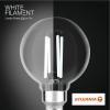 imageSylvania A15 Clear Globe LED White Filament Bulb 75W Dimmable 750 LMS Medium Base 2700K Soft White  2 Pack 42247Daylight 5000k