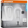 imageSylvania A15 Clear Globe LED White Filament Bulb 75W Dimmable 750 LMS Medium Base 2700K Soft White  2 Pack 42247Daylight 5000k