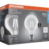 imageSylvania A15 Clear Globe LED White Filament Bulb 75W Dimmable 750 LMS Medium Base 2700K Soft White  2 Pack 42247Daylight 5000k