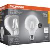 imageSylvania A15 Clear Globe LED White Filament Bulb 75W Dimmable 750 LMS Medium Base 2700K Soft White  2 Pack 42247Soft White 2700k