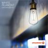 imageSylvania A15 Clear Globe LED White Filament Bulb 75W Dimmable 750 LMS Medium Base 2700K Soft White  2 Pack 42247Soft White 2700k
