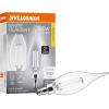 imageSylvania A15 Clear Globe LED White Filament Bulb 75W Dimmable 750 LMS Medium Base 2700K Soft White  2 Pack 42247Soft White 2700k