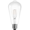 imageSylvania A15 Clear Globe LED White Filament Bulb 75W Dimmable 750 LMS Medium Base 2700K Soft White  2 Pack 42247Soft White 2700k