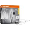 imageSylvania A15 Clear Globe LED White Filament Bulb 75W Dimmable 750 LMS Medium Base 2700K Soft White  2 Pack 42247Soft White 2700k